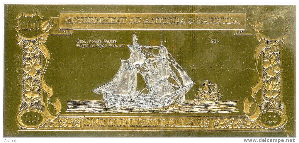 The World´s First Gold & Silver Banknotes - CAPT.THOMAS ANSTIS BRIGANTINE GOOD FORTUNE - Sonstige & Ohne Zuordnung