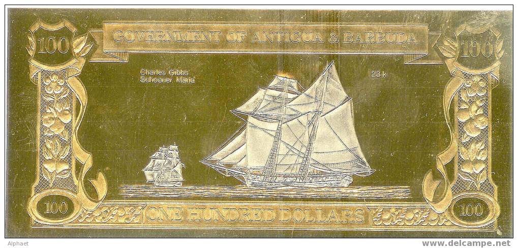 The World´s First Gold & Silver Banknotes - CHARLES GIBBS SCHOONER MARIA - Andere & Zonder Classificatie