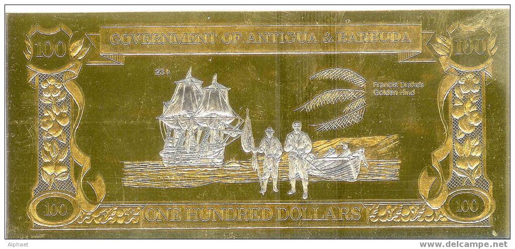 The World´s First Gold & Silver Banknotes - FRANCIS DRAKE´S GOLDEN HIND - Other & Unclassified