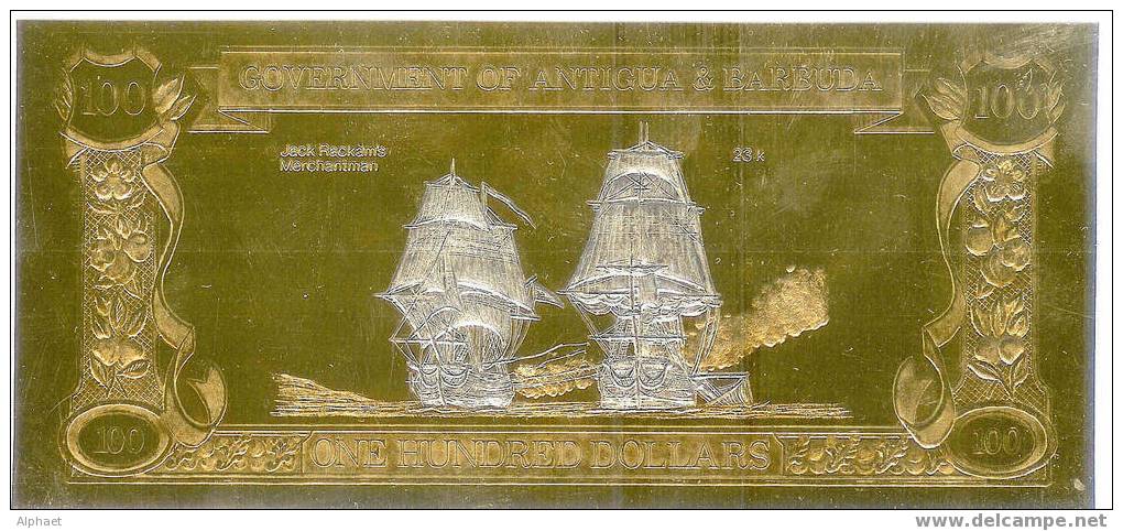 The World´s First Gold & Silver Banknotes - JACK RACKAMS MERCHANIMAN - Autres & Non Classés