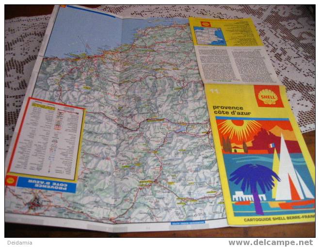 CARTE SHELL N°11 DE 1971 ILLUSTREE PAR D. HAMOT - Maps/Atlas