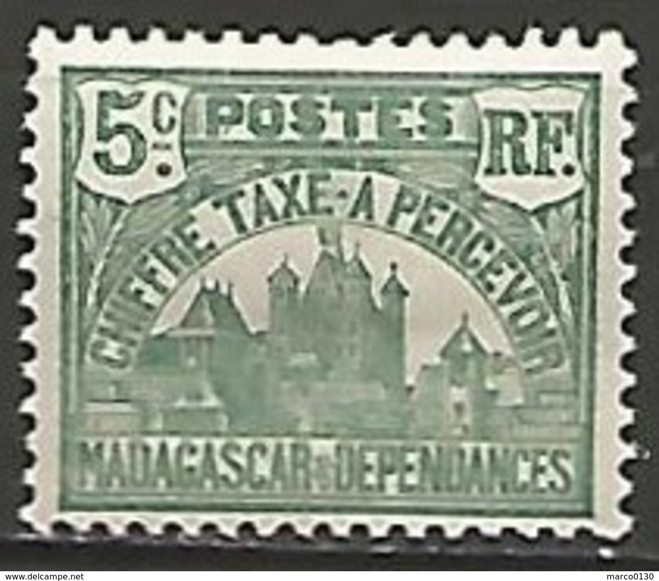 MADAGASCAR TAXE  N° 10 NEUF Avec Charniere - Timbres-taxe