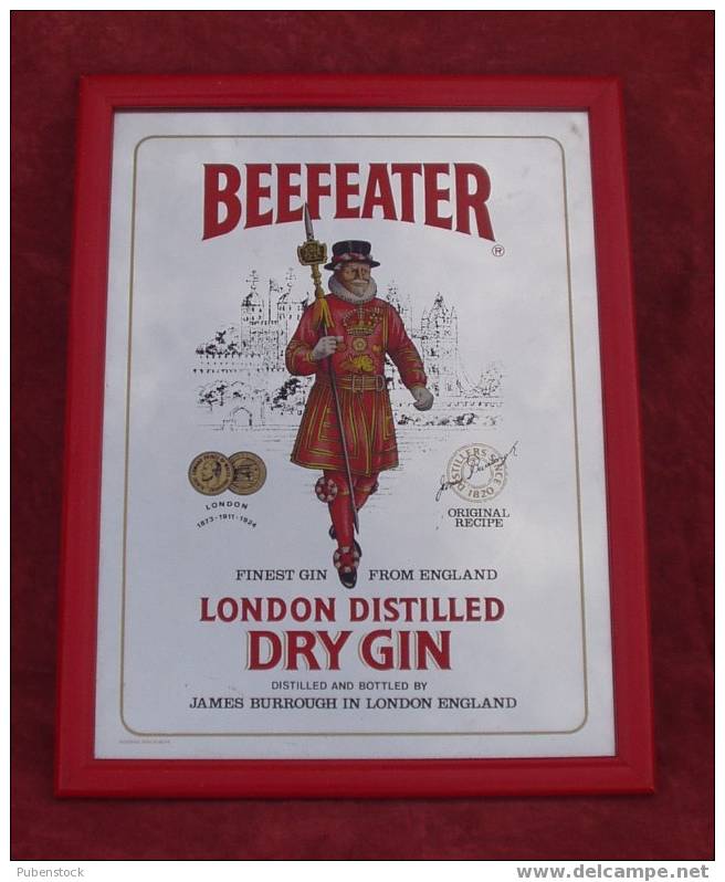 Miroir "BEEFEATER" Dry Gin - Spiegels