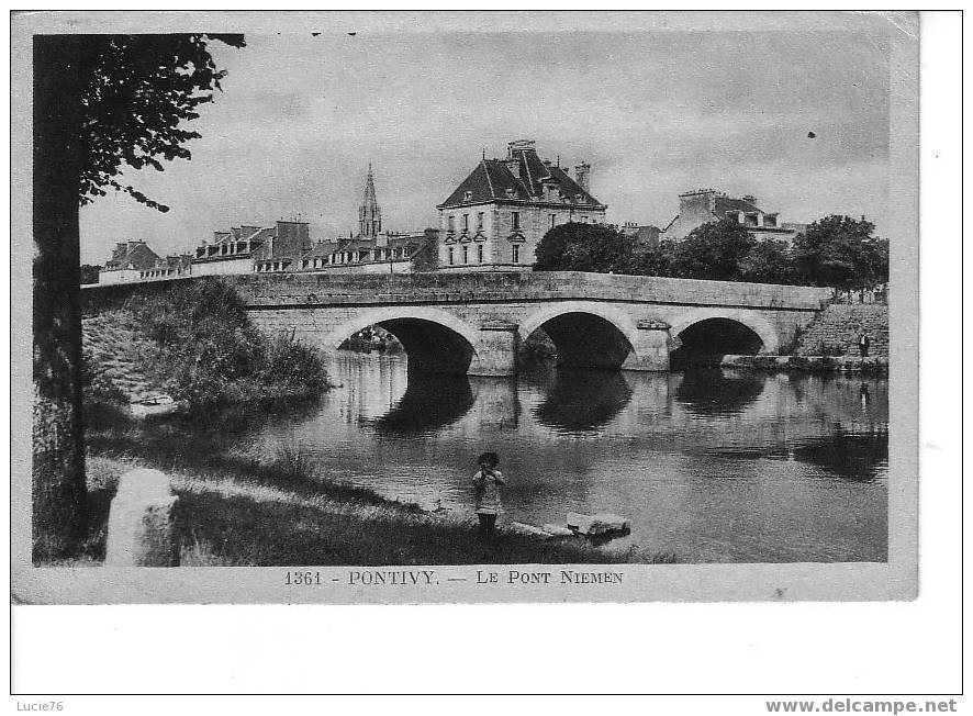 PONTIVY  -   Le Pont NIEMEN    -   N°  1361 - Pontivy