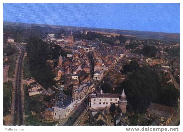 Cpsm Vervins (02) Vue Générale Aérienne - Vervins