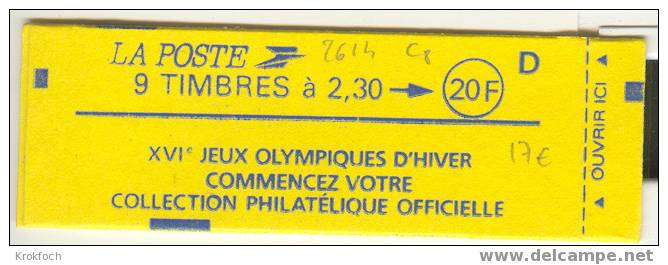 Carnet Briat YT 2614 C8 - 9 Timbres à 2,30 F - Cote 17 Euros - Autres & Non Classés