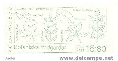 Sweden 1987 - C 1432 ** : Swedish Botanical Gardens : FLORA,BOTANICA,GARDENS,WATERLILLY. - 1981-..