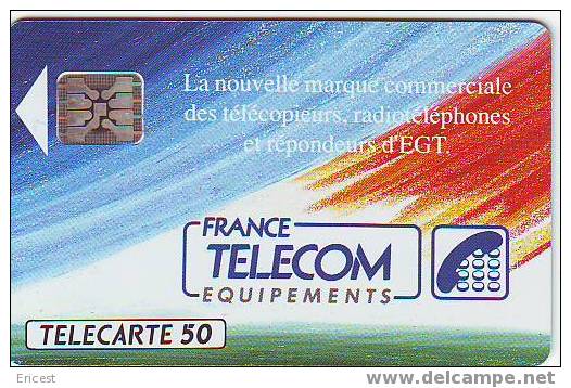 FRANCE TELECOM EQUIPEMENTS 50U SC5 12.91 BON ETAT - 1991