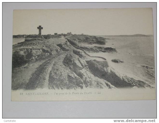 (233) -1- Carte Postale Sur Saint Lunaire  Vue Prise De La Pointe Du Décollé - Saint-Lunaire