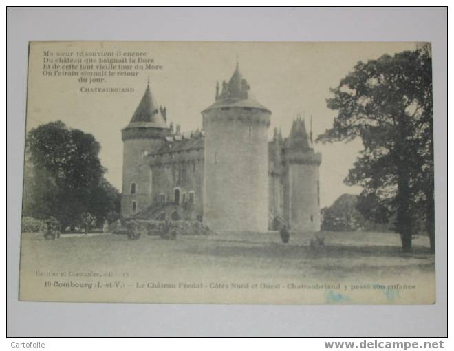 (233) -1- Carte Postale Sur Combourg Le Chateau - Combourg