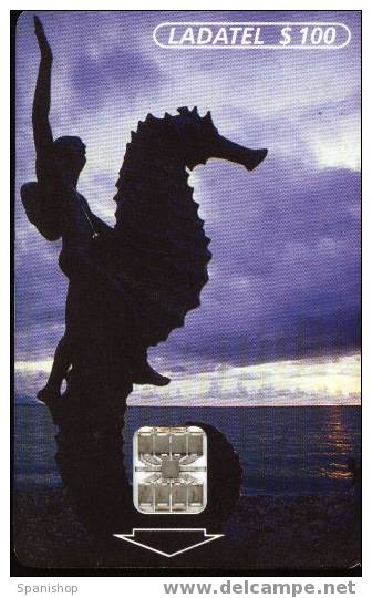 Mexico. Turismo 5. Sea Horse Sculpture - Mexico