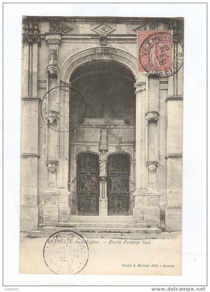 VETHEUIL - L'Eglise - Porte D'entrée Sud - Vetheuil