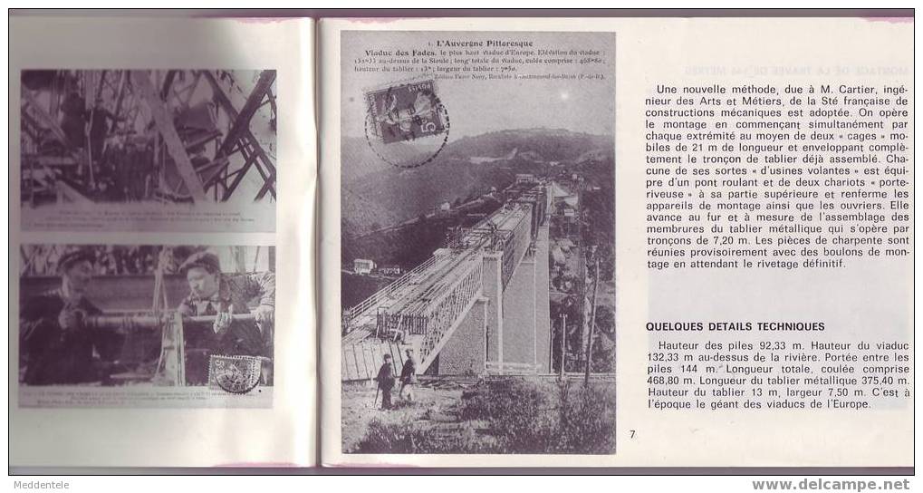 CPC N°87 Sujets: VIADUC AUVERGNE-Jeux De Cartes-Travail Au Burin-Illustrateur Flip - Books & Catalogues