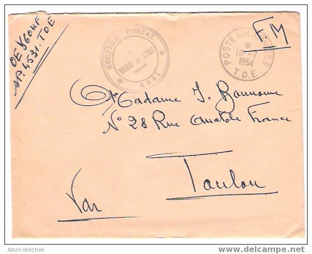 S.POSTAL 4531 EN F.M - Guerra D'Indocina/Vietnam