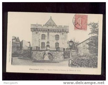 011519 Clermont Square Ferret & Donjon De L' Hôtel De Ville édit.lecocq Belle Carte - Clermont