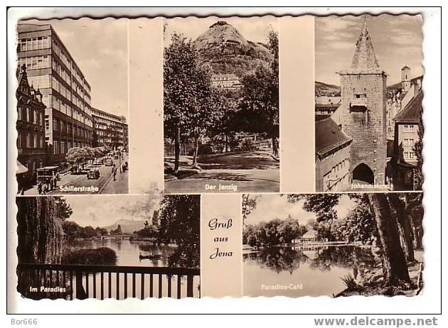 GOOD OLD GERMANY POSTCARD - Gruss Aus JENA - Good Stamped 1964 - Olympic Games - Jena