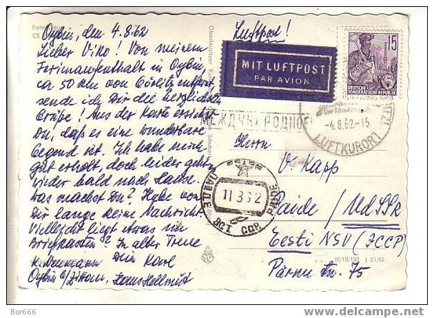 GOOD OLD GERMANY POSTCARD - Kurort OYBIN - Sendet 1962 ( Stamped ) - Oybin