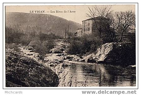 CPA 30 LE VIGAN - Les Rives De L Arre - Le Vigan