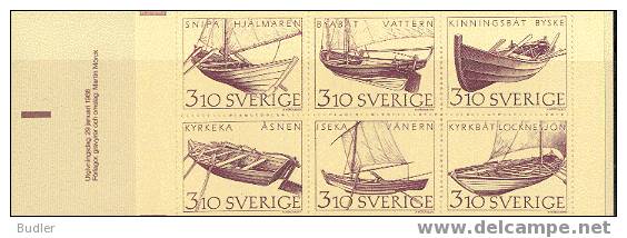 Sweden 1988 - C 1449 ** : Boats : NAVIGATION,BOATS,SAILING-BOATS. - 1981-..