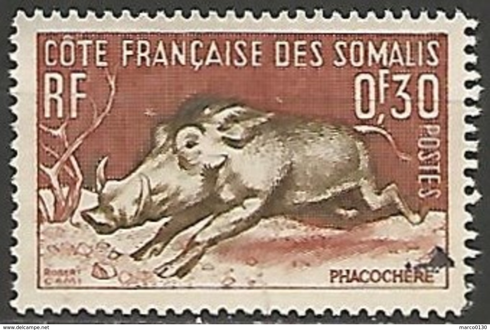 COTE DES SOMALIS N° 287 OBLITERE - Used Stamps