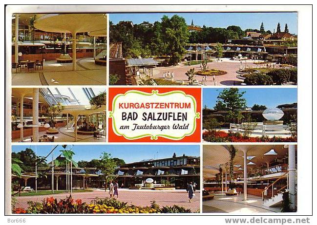 GOOD GERMANY POSTCARD - BAD SALZUFLEN - Sendet 1988 ( Stamped ) - Detmold