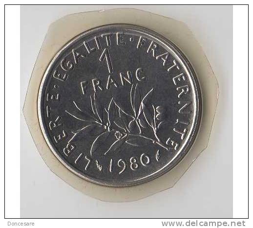 ** 1 FRANC SEMEUSE 1980 FDC Sous/vide **72** - 1 Franc