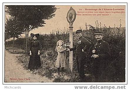 CPA Alsace / Lorraine - FRONTIERE - Douane - Douane