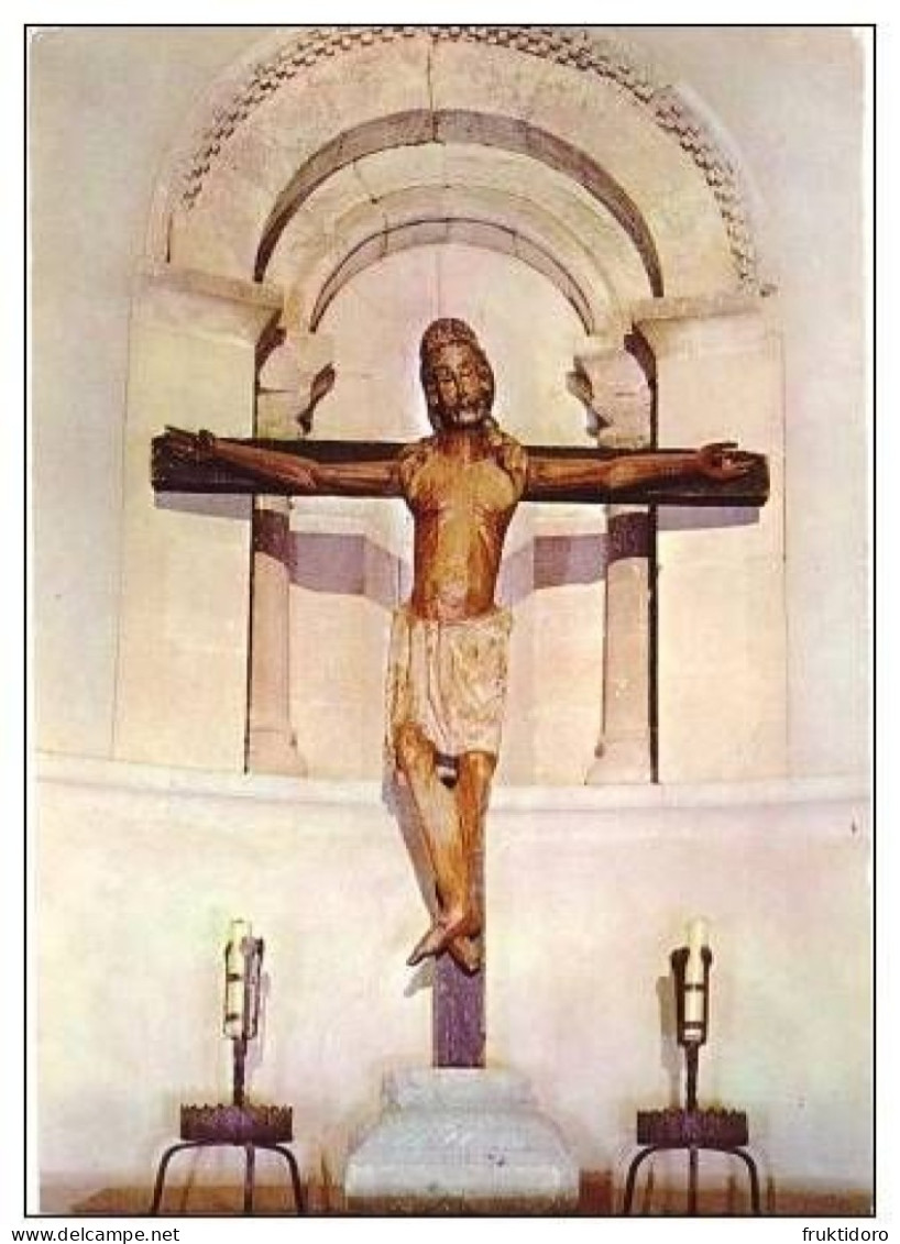 AKES Spain Postcards Religious Images Cuellar - Valladolid - Segovia - Madrid Valle De Los Caídos - Christ Of Carrizo - Verzamelingen & Kavels