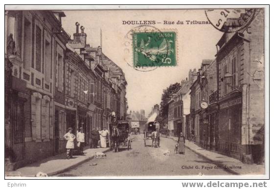 DOULLENS - Rue Du Tribunal - Devanture Toulouse-Coffigniez - Diligence - Doullens