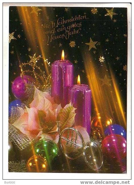 GOOD GERMANY " CHRISTMAS " POSTCARD - Sendet 1998 ( Stamped ) - Altri & Non Classificati