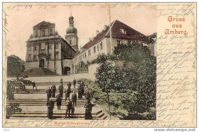 CPA: Gruss Aus Amberg (1899) - Amberg