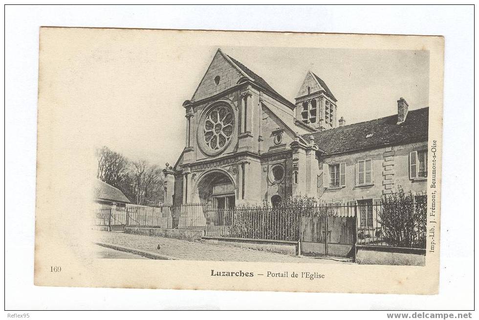 LUZARCHES - Portail De L'Eglise - Luzarches