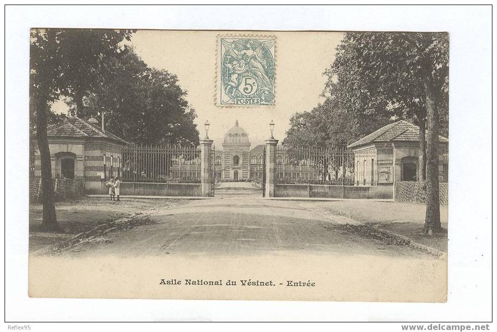 LE VESINET - Asile National - Entrée - Le Vésinet