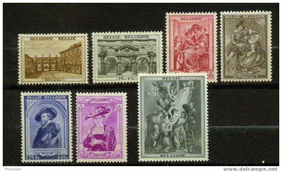 BELGIQUE Nº 504 A 511 ** - Unused Stamps