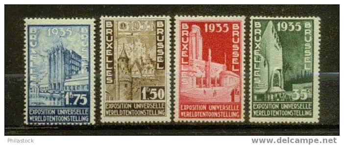 BELGIQUE  Nº 386 A 389 ** - Unused Stamps