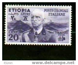 ITALIE:  1936 Ethiopie, N°2 Avec Charnière - Aethiopien