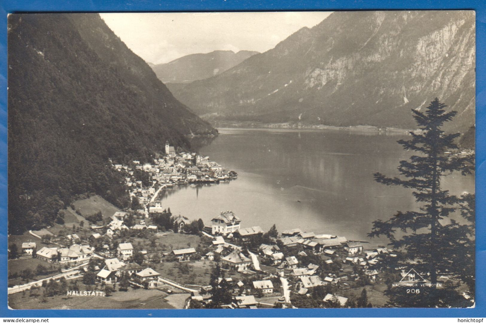 Österreich; Hallstatt; Panorama Mit See; 1928 - Hallstatt