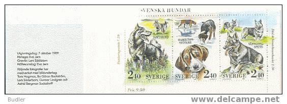 Sweden 1989 - C 1551 ** : Centenary Of The Swedish Canin Club : DOG. - 1981-..