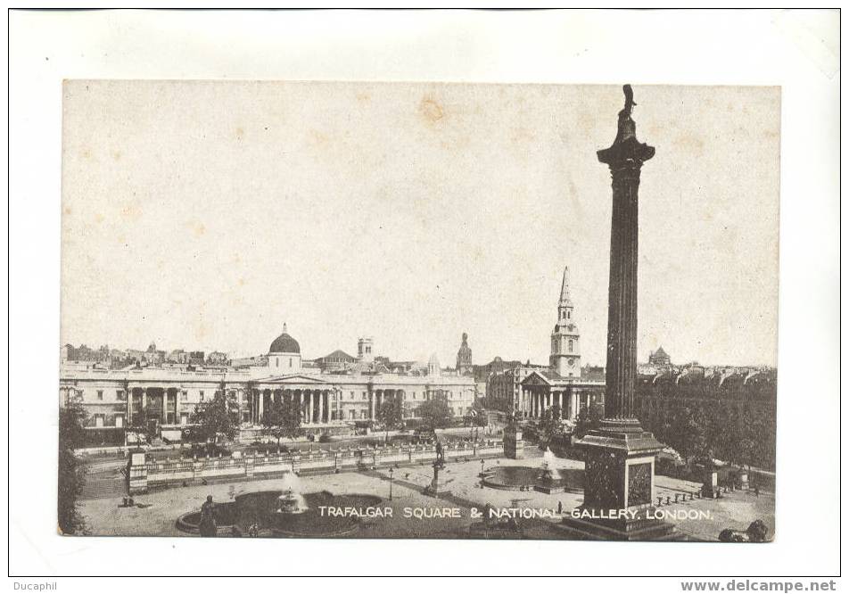 TRAFALGAR SQUARE & NATIONAL GALLERY LONDON - Trafalgar Square