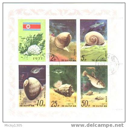 Kleinbogen Gestempelt / Souvenir Sheet Used (B590) ## - Schelpen