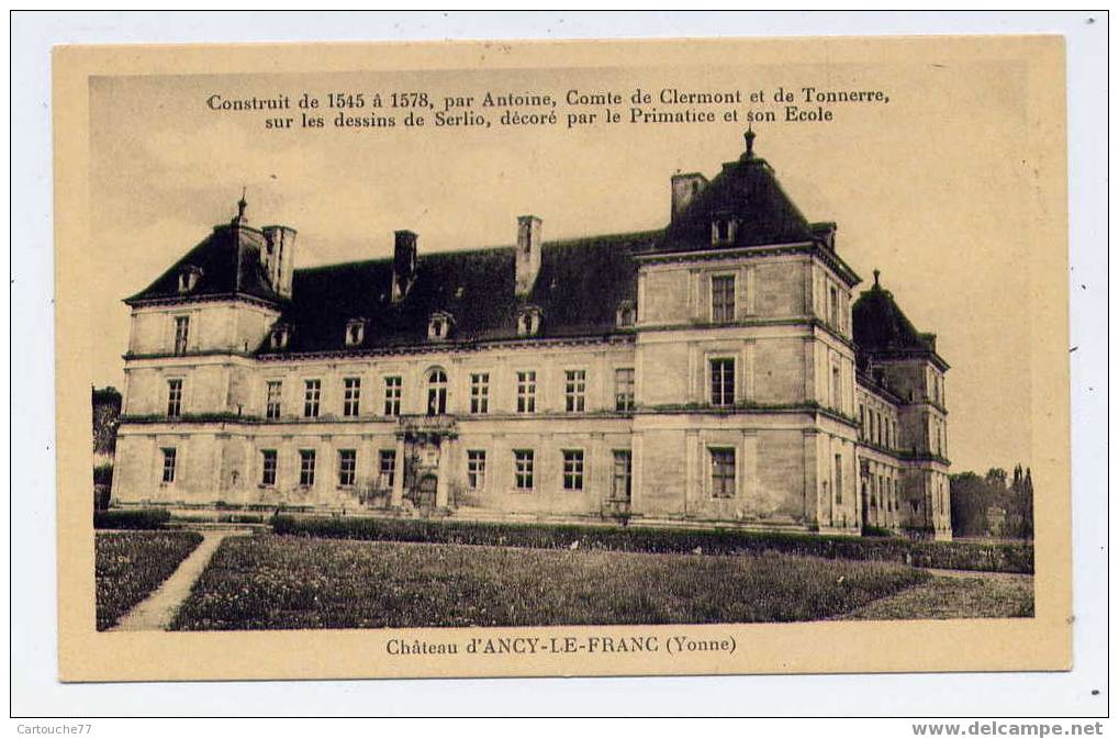 K1 - ANCY-le-FRANC - Le Château - Ancy Le Franc