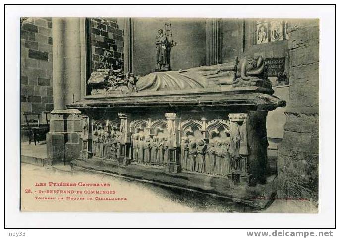 - FRANCE 31 . ST-BERTRAND-DE-COMMINGES . TOMBEAU DE HUGUES DE CASTELLIONNE - Saint Bertrand De Comminges