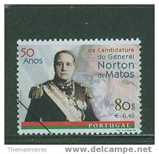 SPE0111 General Norton De Matos Candidat à La Presidence De La Republique 2311 Portugal 1999 Neuf ** - WW1 (I Guerra Mundial)