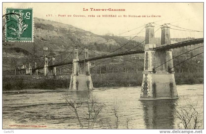 SAINT NICOLAS De La GRAVE 82 - Pont Du Coudol Près De MOISSAC - Saint Nicolas De La Grave