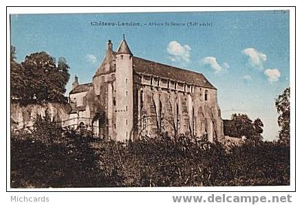 CPA 77 CHATEAU LANDON - Abbaye St Severin - Chateau Landon