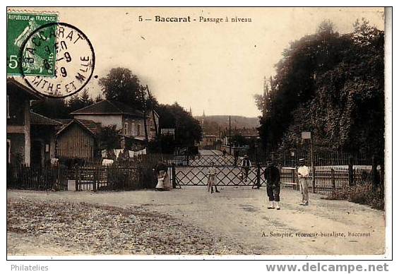 BACCARAT   PASSAGE A NIVEAU  1919 - Baccarat