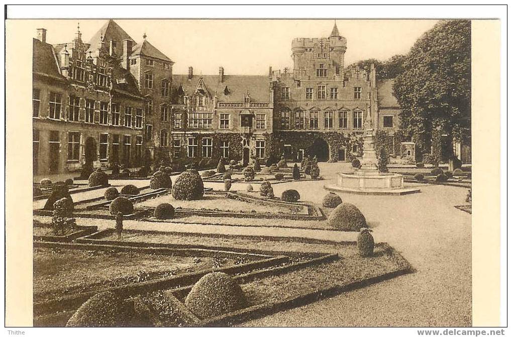 GAESBEEK Le Château Vu De La Cour D'honneur / Het Kasteel Gezien Van Het Binnenhof (état Neuf) - Lennik