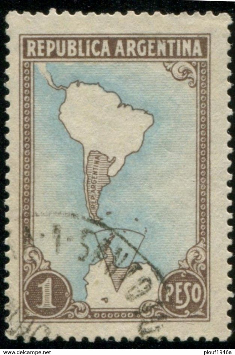 Pays :  43,1 (Argentine)      Yvert Et Tellier N° :    512 (o) Filigrane Couché (gauche) - Gebruikt