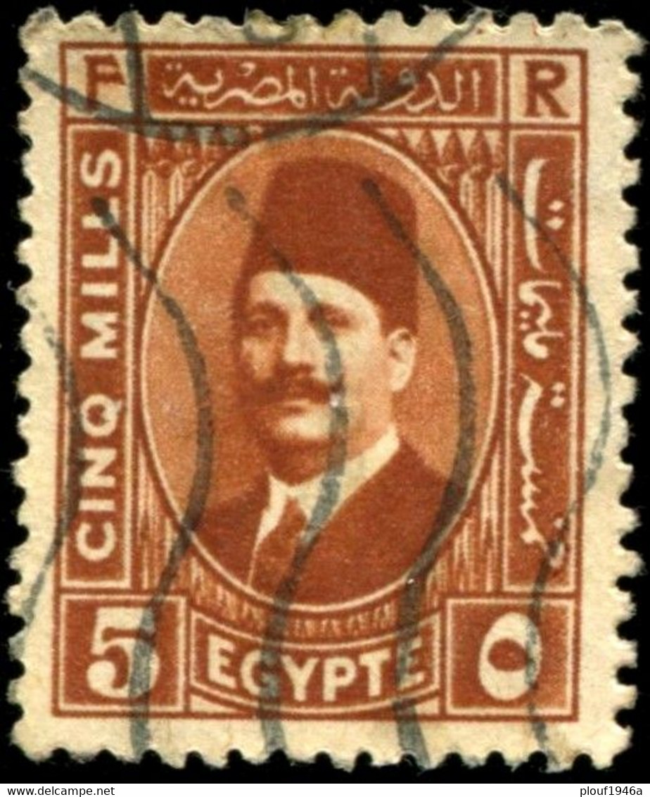 Pays : 160,3 (Egypte : Royaume (Fouad Ier)   Yvert Et Tellier N° :   122 (o) - Used Stamps