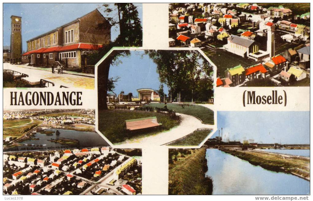 57 / HAGONDANGE / MULTIVUE  /  CPSM  1959 - Hagondange